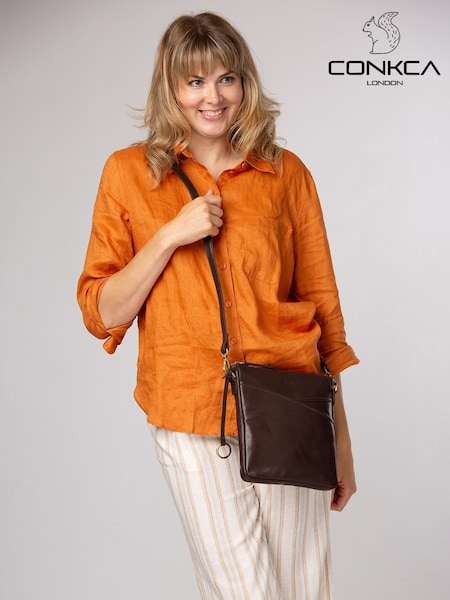 Kakao braon - Conkca 'holly' Leather Cross-body Bag