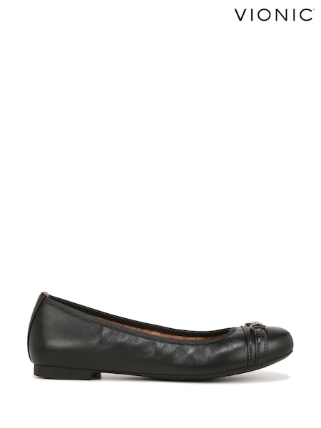 črna - Vionic Delanie Leather Ballerinas (433812) | € 95
