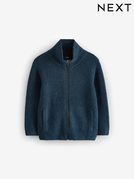 Mornarsko modra - Funnel Neck Cardigan (3-16yrs) (434193) | € 17 - € 21