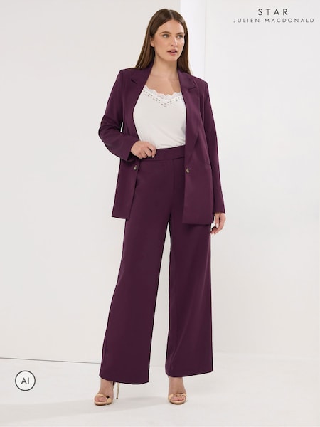 Lila - Star By Julien Macdonald Wide Leg Tailored Trousers