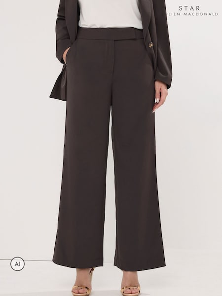 Braun - Star By Julien Macdonald Wide Leg Tailored Trousers