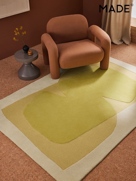 MADE.COM Yellow Kinney Wool Rug (436092) | €122 - €491