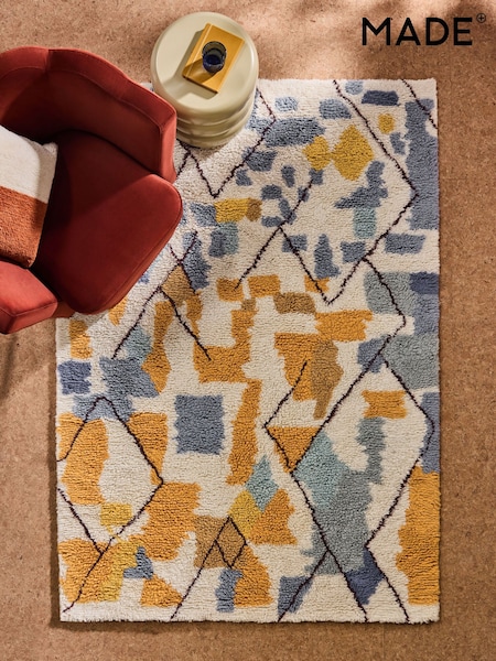 MADE.COM Multi Simone Wool Berber Rug (436147) | €259 - €559