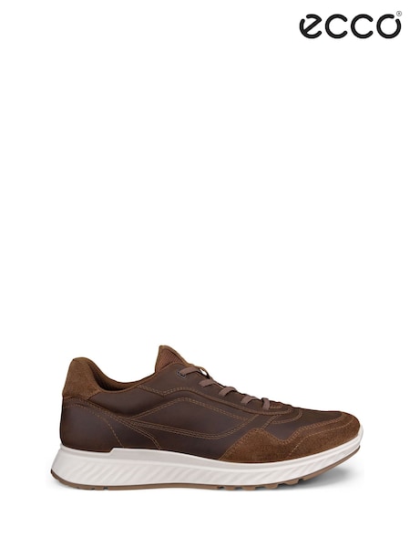 Brown - Regular Ecco Exostride Trainers