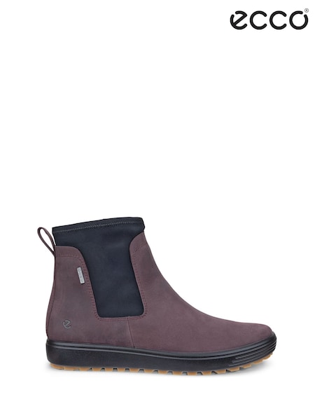 Rot - Ecco Soft 7 Tred Boots