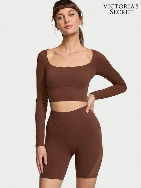 Victoria's Secret Ganache Brown VS Elevate Corset 3 Cycling Shorts (437296) | €40