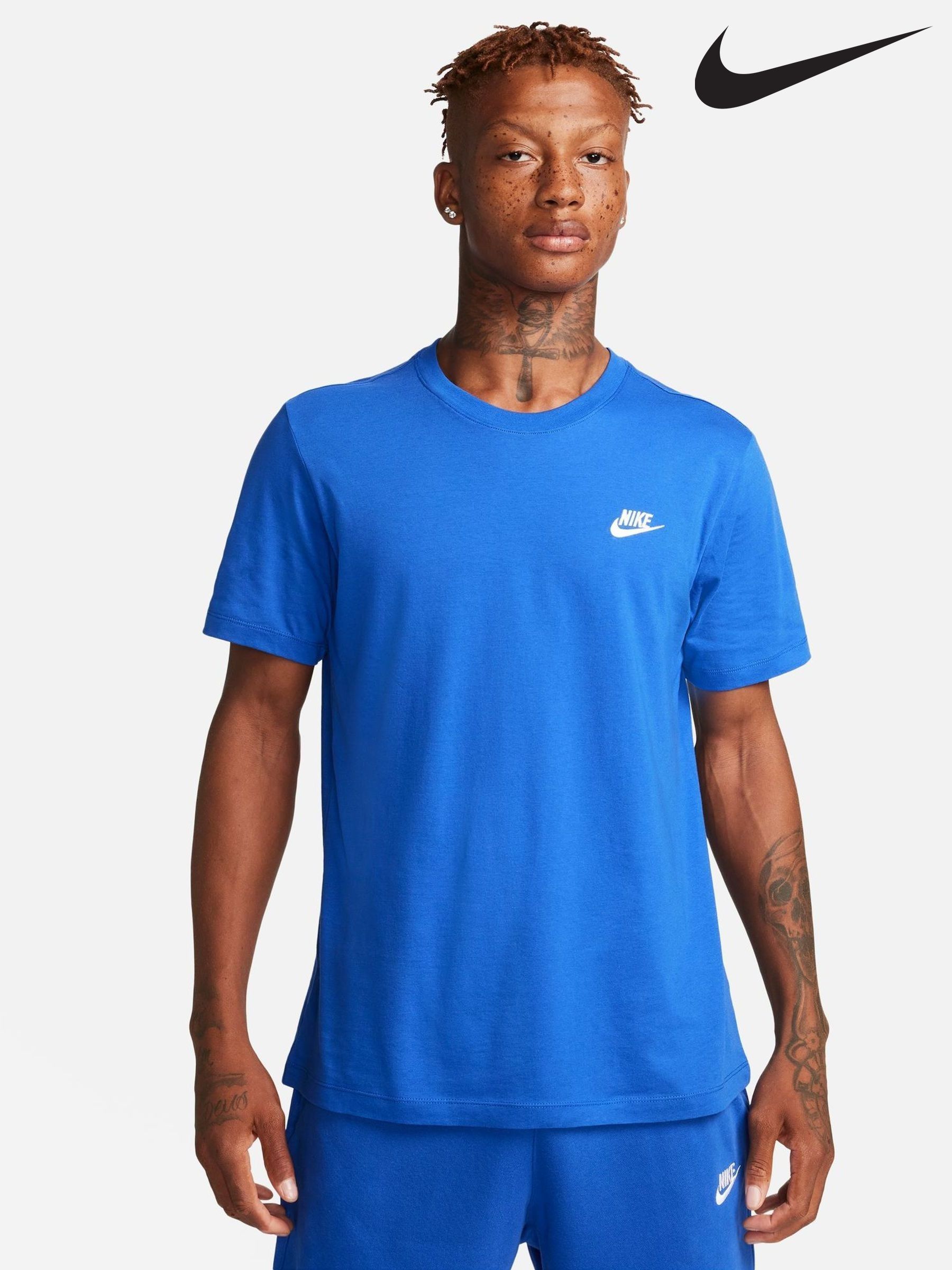 nike shirts royal blue