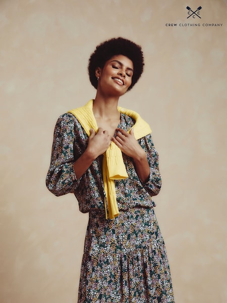 Crew Clothing Ellen Floral Blouse (438329) | 175 LEI
