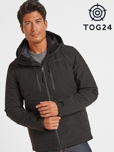 Tog 24 Black Denton Waterproof 3 in 1 Hooded Jacket (438491) | €243