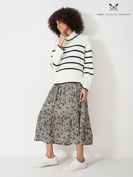 Crew Clothing Wide Sleeve Roll Neck Centre Seam Jumper (438494) | €31
