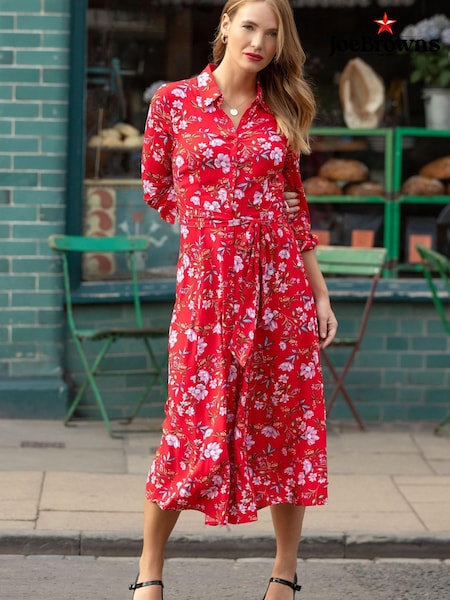 Joe Browns Red Striking Shirt Dress (438934) | €41.50