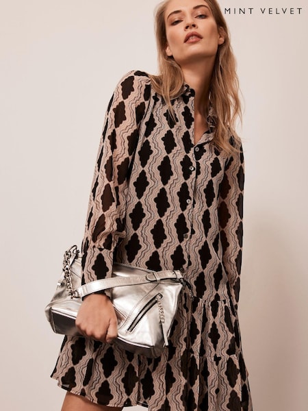 Mint Velvet Graphic Print Mini Dress (439006) | €34
