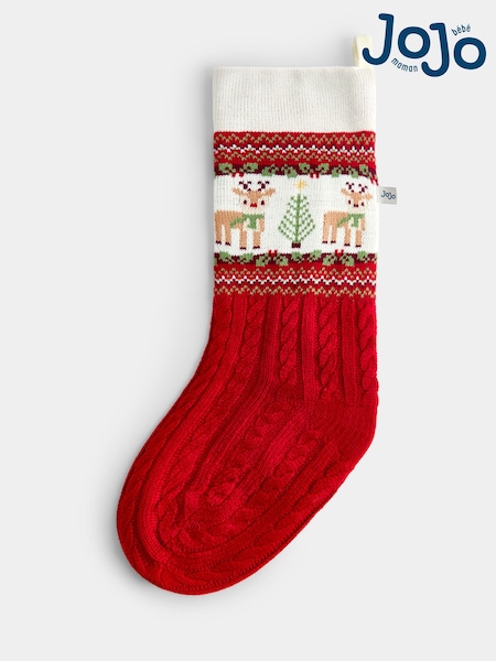Jojo Maman Bébé Fairisle Knitted Christmas Stocking