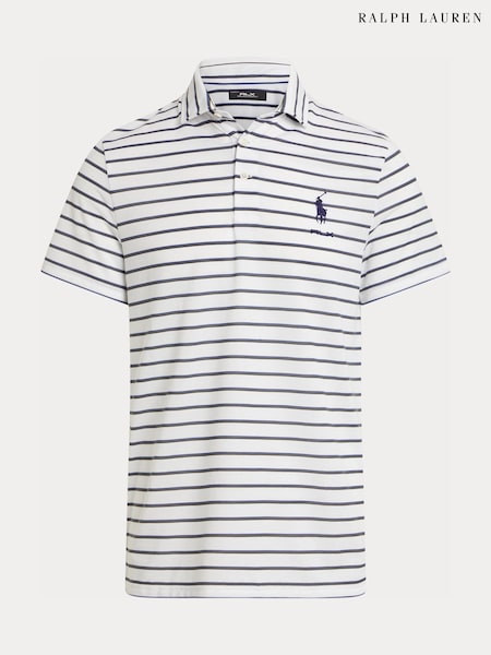 Bílá - Regular Ralph Lauren Tour Pique Polo Shirt