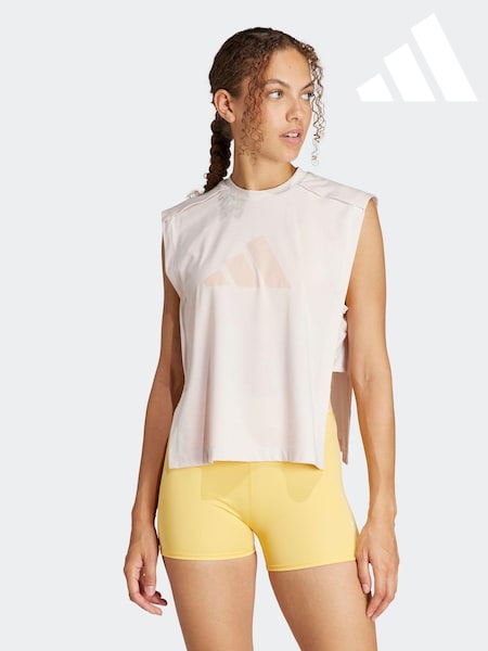 adidas Pink Power Big Logo Tank Top (440689) | €23
