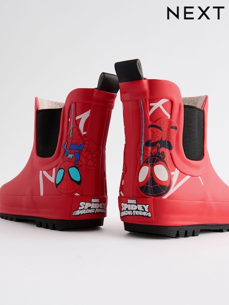 Red Spidey and Friends Warm Lined Ankle Wellies (441639) | € 27 - € 31
