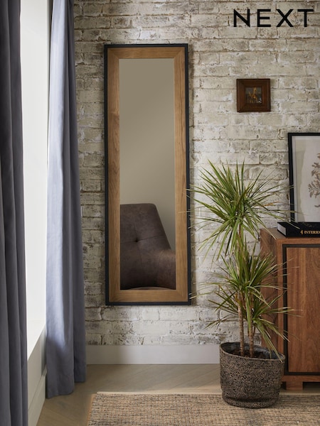 Dark Natural Bronx Full Length Wall Mirror (441711) | €132
