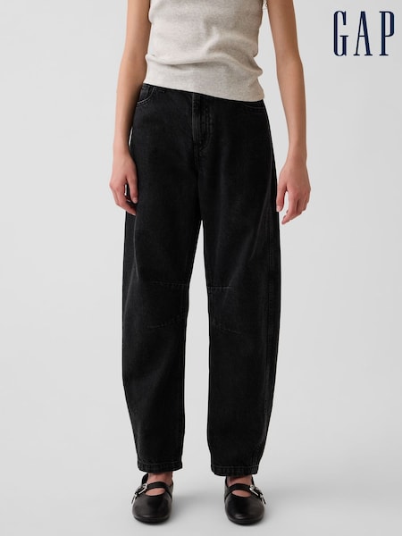 Black - Gap Barrel Cargo Jeans (5-13yrs)