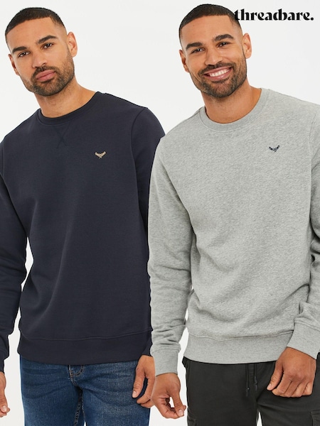 Gri - Bluză Threadbare la baza gâtului (443595) | 283 LEI