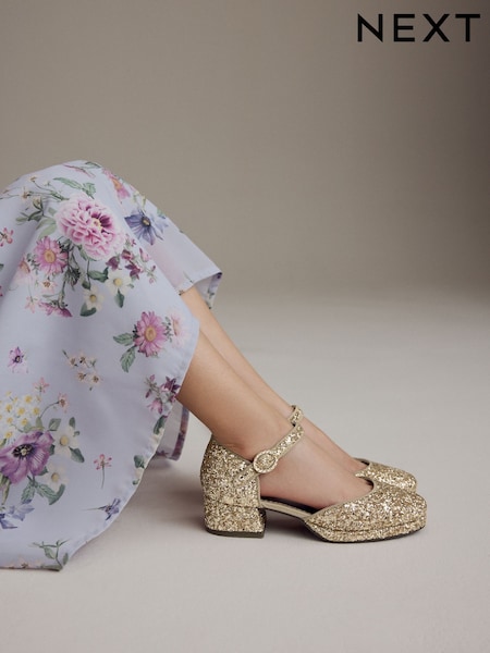ذهبي براق - Platform Heel Occasion Shoes (445082) | ‏137 د.إ.‏ - ‏ 173‏ د.إ.