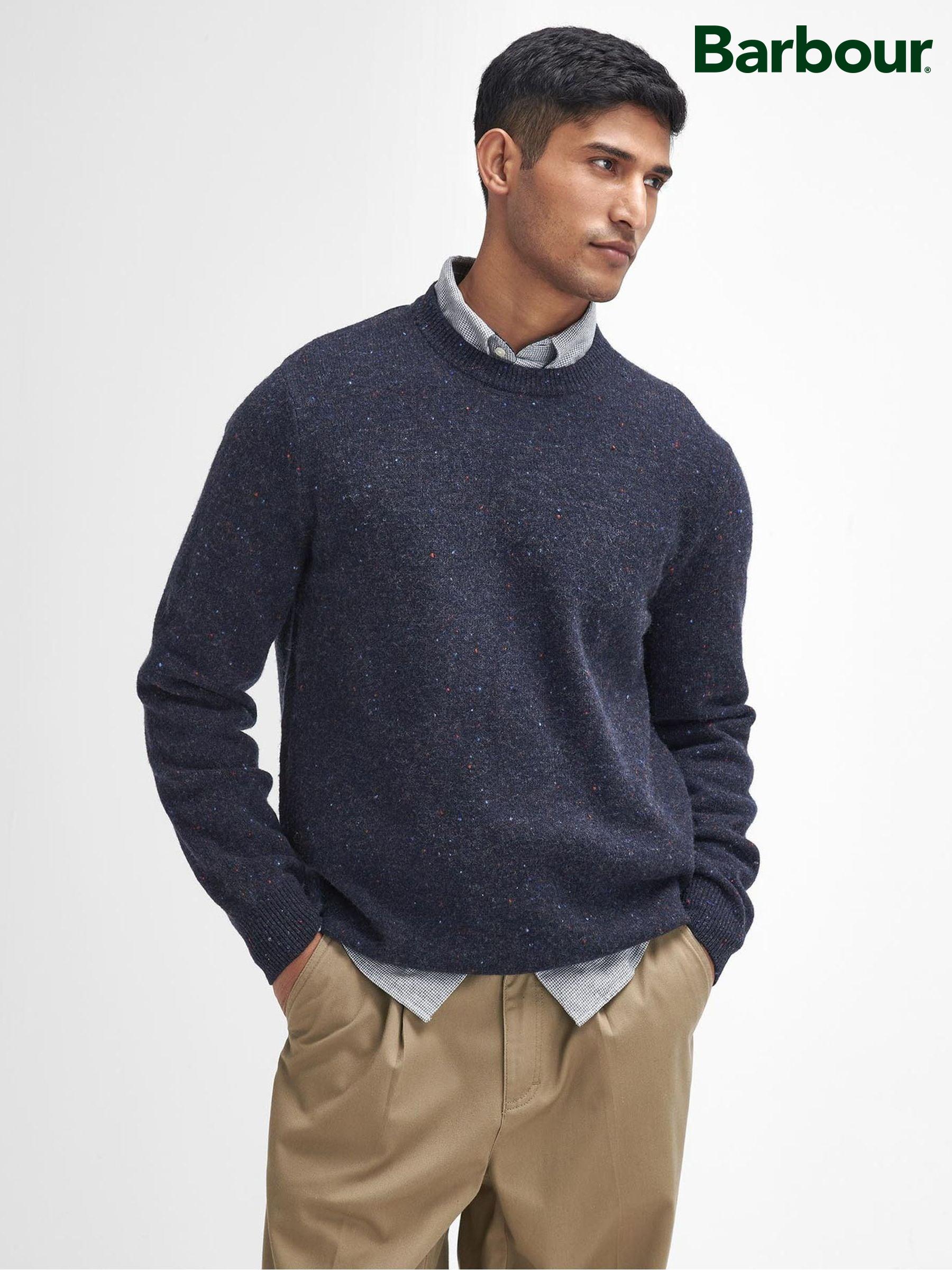 Men s Jumpers Barbour Crew Neck Knitwear Next Qatar