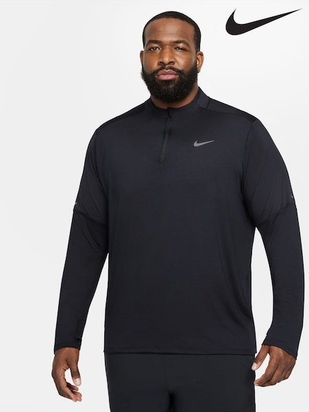 Nike Black Element Quarter Zip Running Top (445904) | €34.50 - €43
