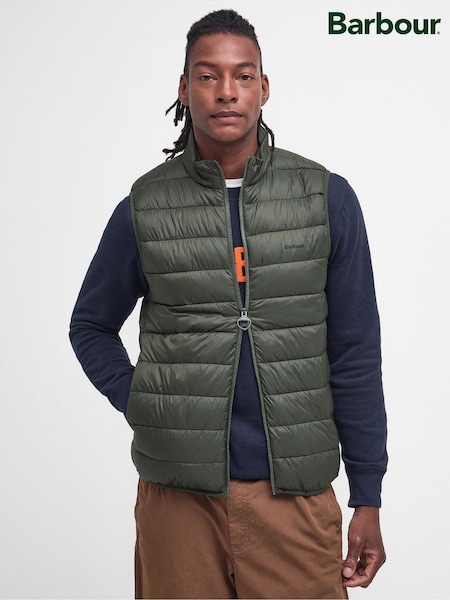 Barbour® Olive Green Bretby Padded Gilet (446011) | €187