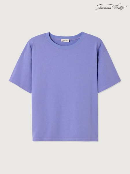 Purple - American Vintage Fizvalley T-shirt