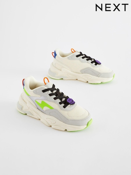 Bela fluorescentna svetla - Elastic Lace Fashion Trainers (446692) | € 21 - € 27