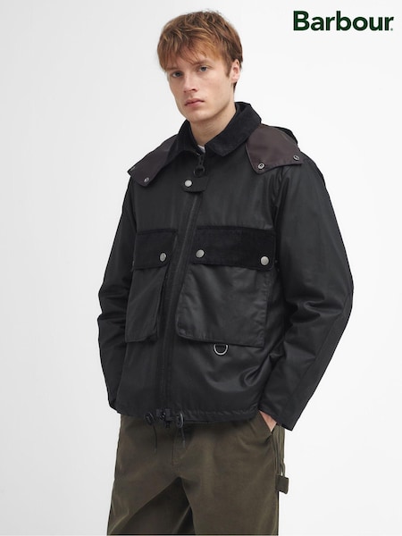 Barbour® Black Reengineered Spey Waxed Jacket (446866) | €686