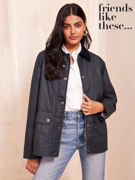 Marineblau/blau - Friends Like These Utility-Jacke mit Kragen (446959) | 53 €