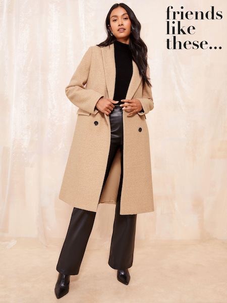 Friends Like These Mid Length Boucle Coat (446961) | €123