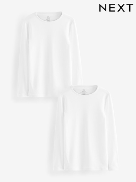 Blanco - Kind To Skin Long Sleeve T-Shirts 2 Pack (9mths-12yrs) (447238) | 17 € - 24 €