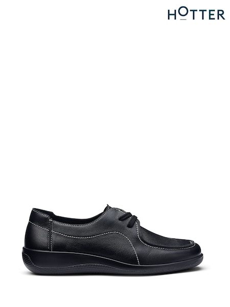 črna - Hotter Wide Fit Dinah Lace-up Full Shoes