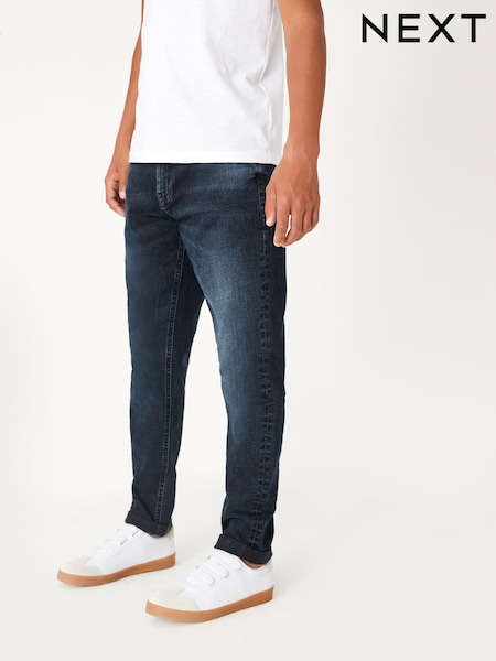 Blue Ink Tapered Fit Stretch Jeans (3-16yrs) (447330) | €12 - €18