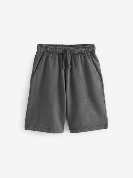 Gris - Short décontracté en jersey délavé (3-16ans) (447339) | € 5 - € 8