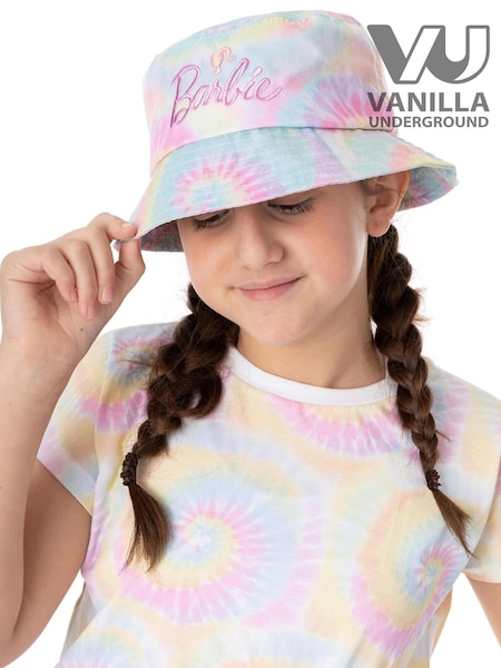 Vanilla Underground Pink Girls Tie-Dye Barbie Bucket Hat (447431) | €20