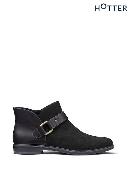 Schwarz - Hotter Linton Zip Boots