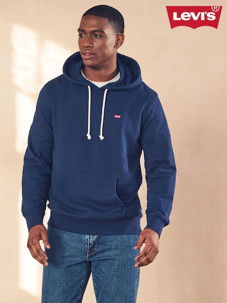 Sininen - Levi's® 100% Cotton Original Hoodie (447799) | €102