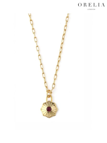 Orelia London Plated Birth Disc Necklace (447878) | kr371