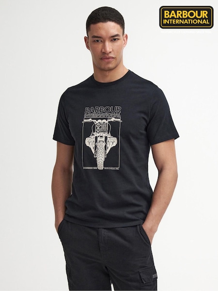 Barbour® International Raceway Graphic 100% Cotton T-Shirt (448165) | €50