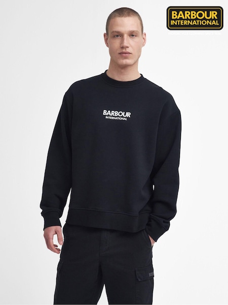 Barbour® International Oversized Formula Crew 100% Cotton Sweatshirt (448232) | €61
