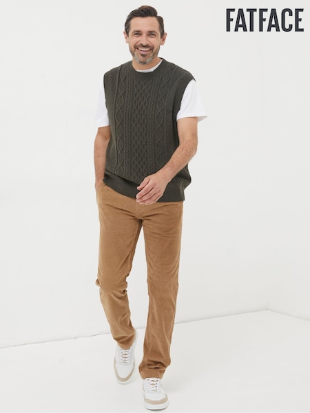 FatFace Natural Straight Cord Trousers (448383) | €34