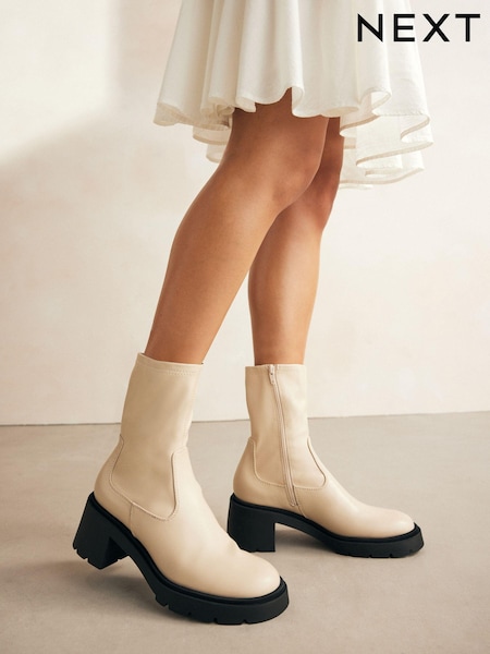 Bone Forever Comfort® Chunky Sock Ankle Boots (448833) | AED94