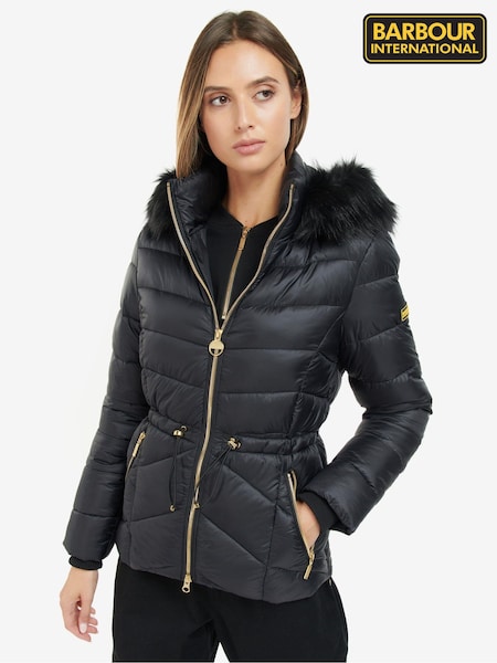 Barbour International® Island Quilted Black Jacket (448953) | €134