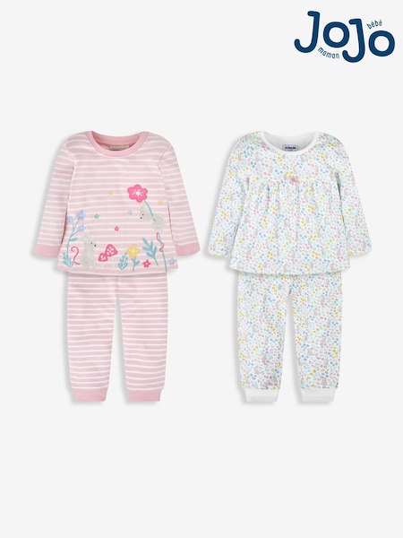 JoJo Maman Bébé 2-Pack Mouse Jersey Pyjamas (448995) | € 39