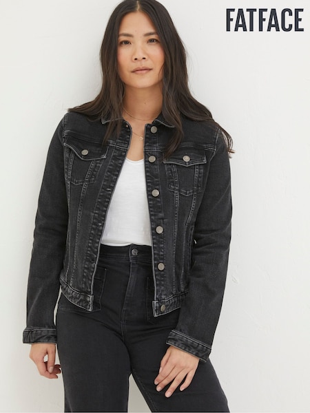 FatFace Tasha Black Denim Jacket (449464) | €39.50