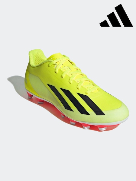 adidas Yellow Football X Crazyfast Club Flexible Ground Adult Boots (449653) | €33