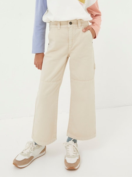 FatFace Natural Wide Leg Trousers (450181) | €13.50