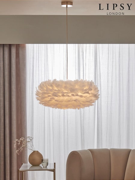 Lipsy White Feather Pendant Light (450412) | €204